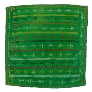 Green Embroidered Wall Hanging / Table Cover